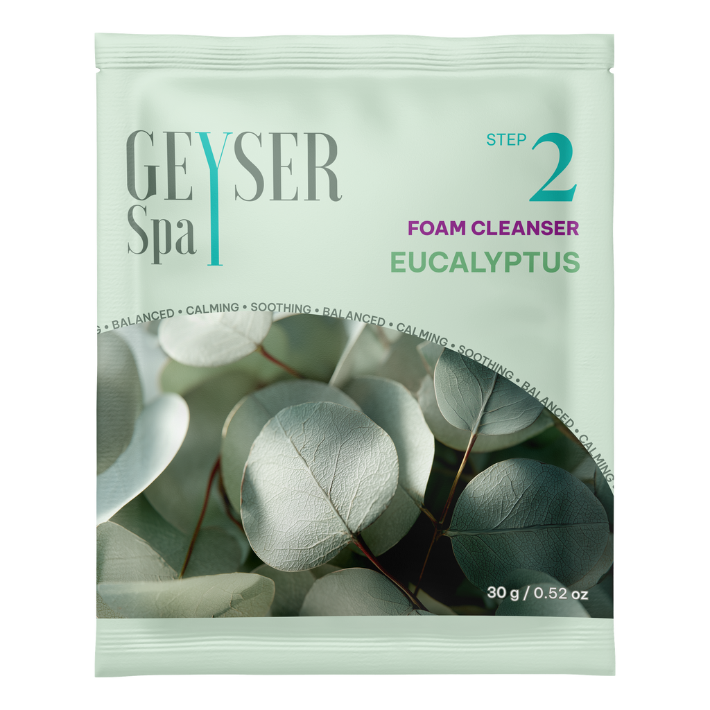 Geyser Spa Eucalyptus Step 2 Foam Cleanser pouch