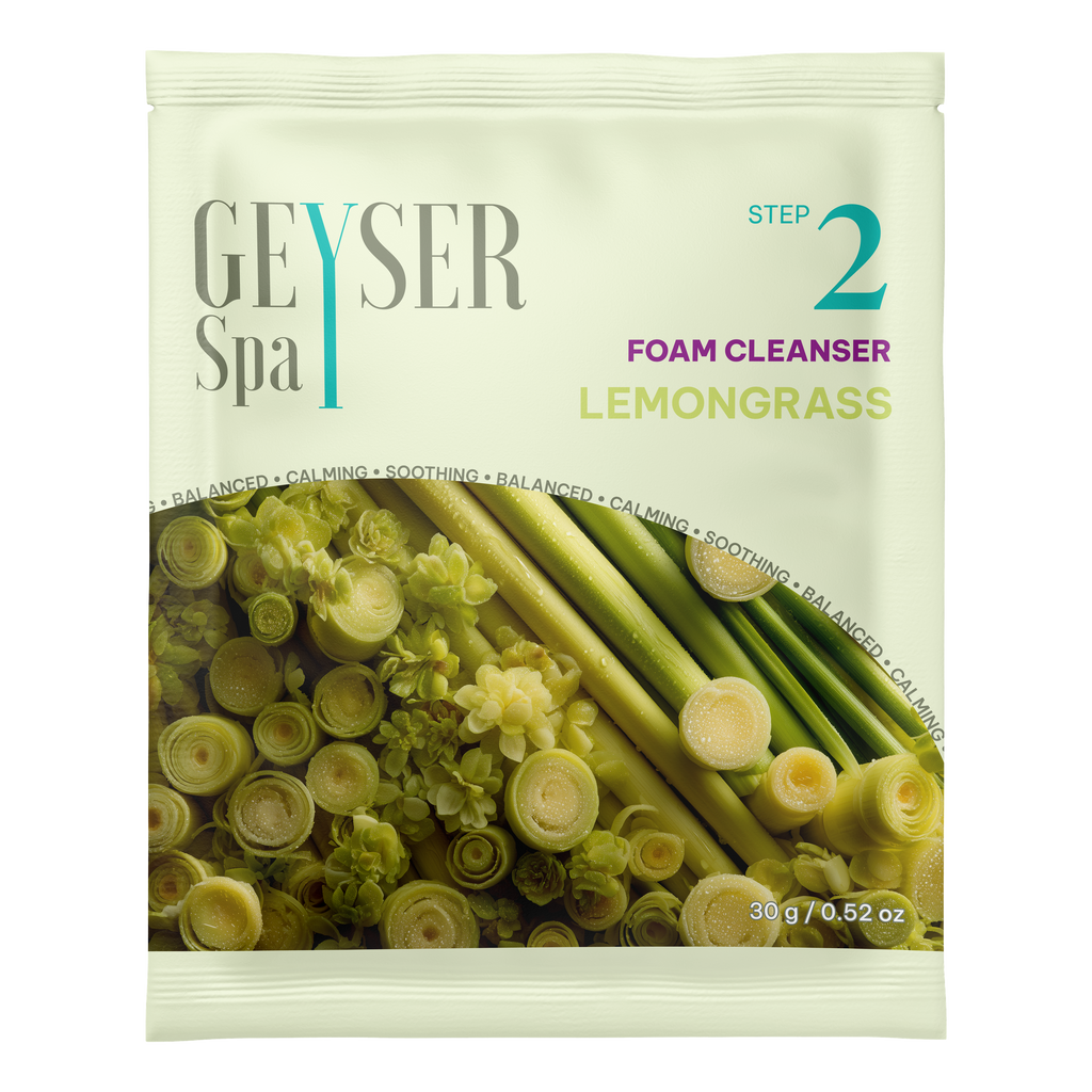Geyser Spa Lemongrass Step 2 Foam Cleanser pouch