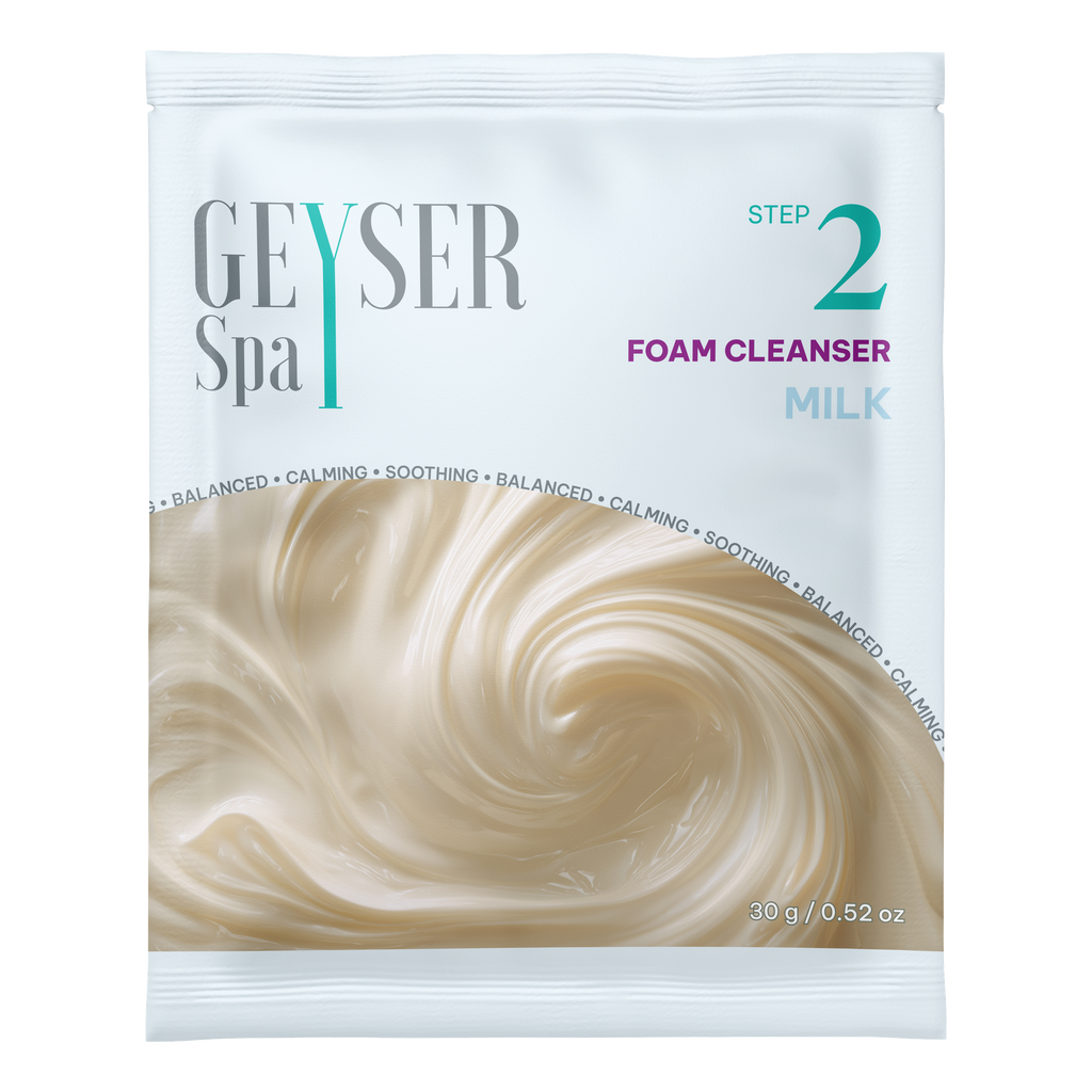 Geyser Spa Milk Step 2 Foam Cleanser pouch