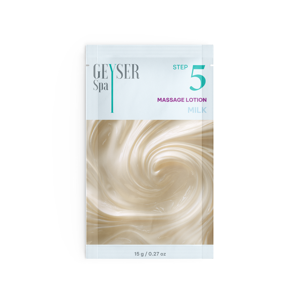 Geyser Spa Milk Step 5 Massage Lotion pouch