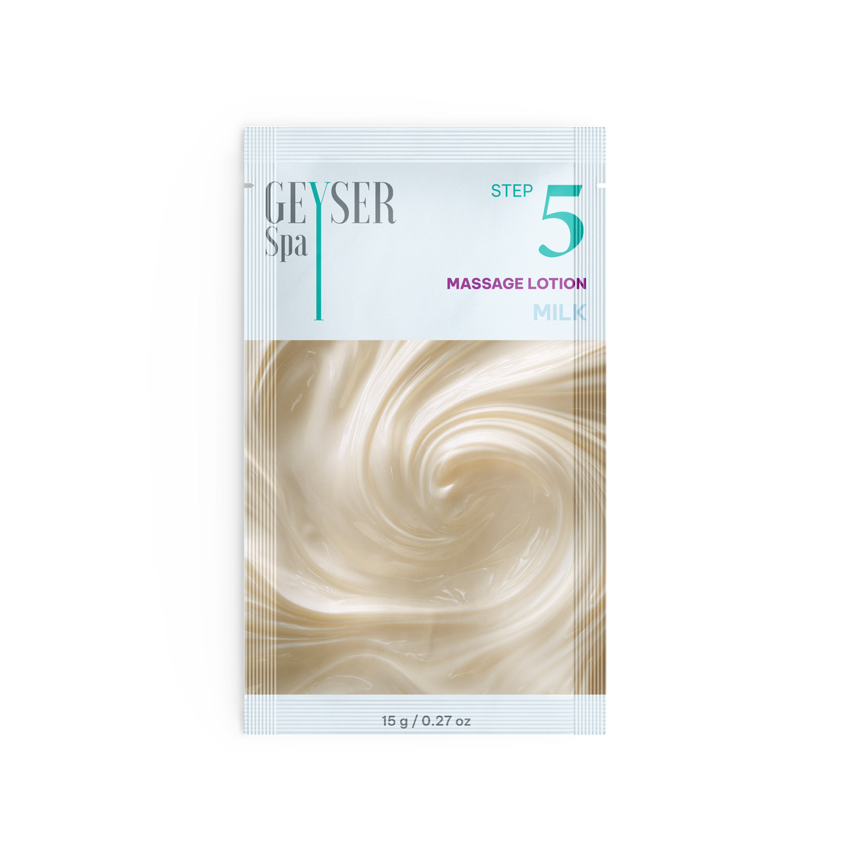 Geyser Spa Milk Step 5 Massage Lotion pouch