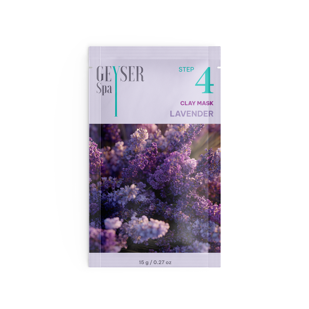 Geyser Spa Lavender Step 4 Clay Mask pouch
