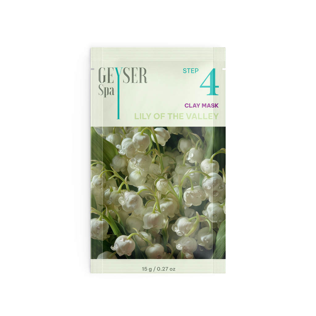 Geyser Spa Lily of the Valley Step 4 Clay Mask pouch
