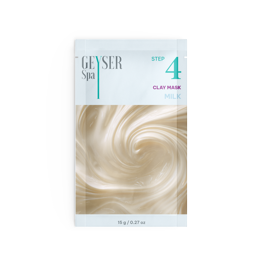 Geyser Spa Milk Step 4 Clay Mask pouch