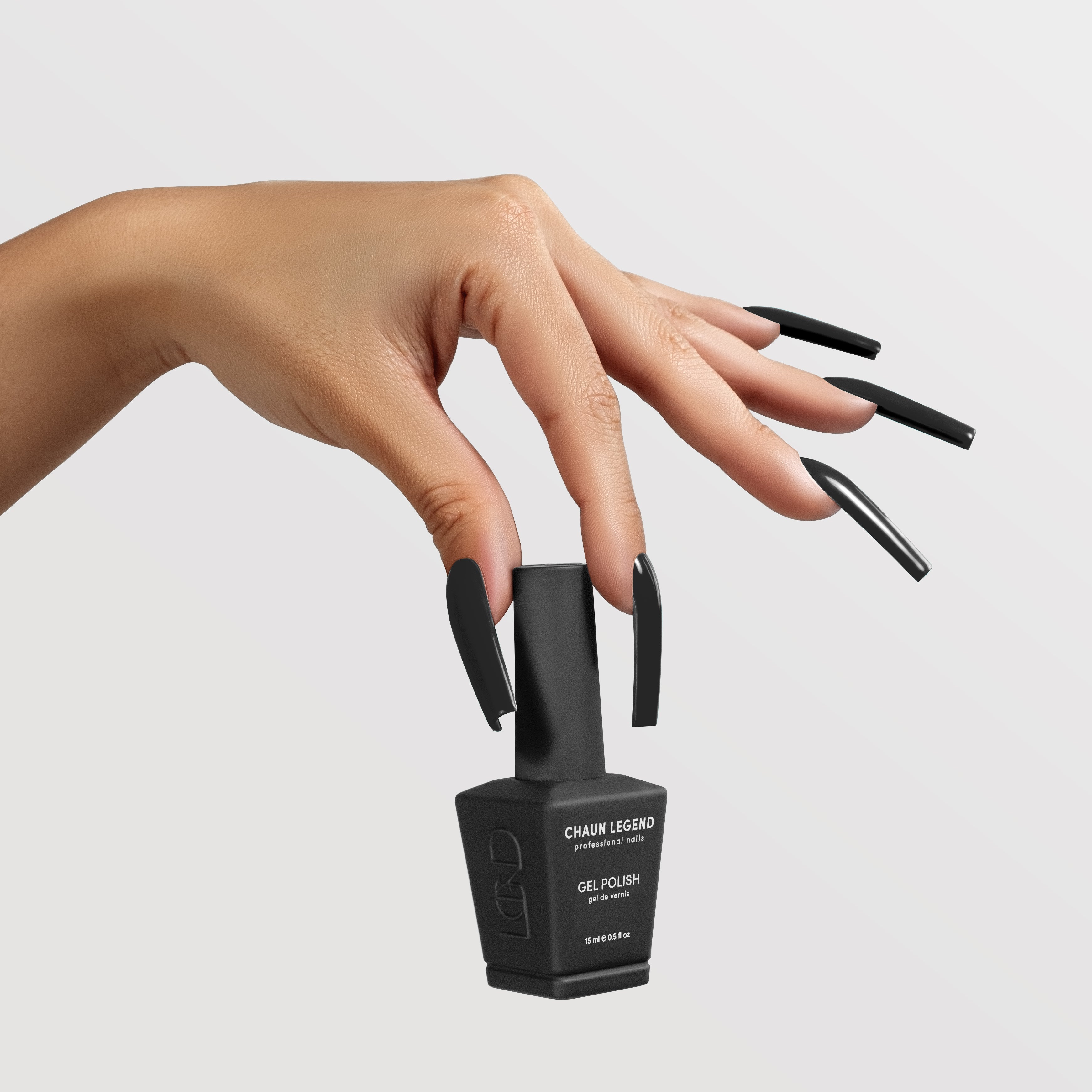 Chaun Legend Gel Polish Black Diamond (LG-5080) — swatch