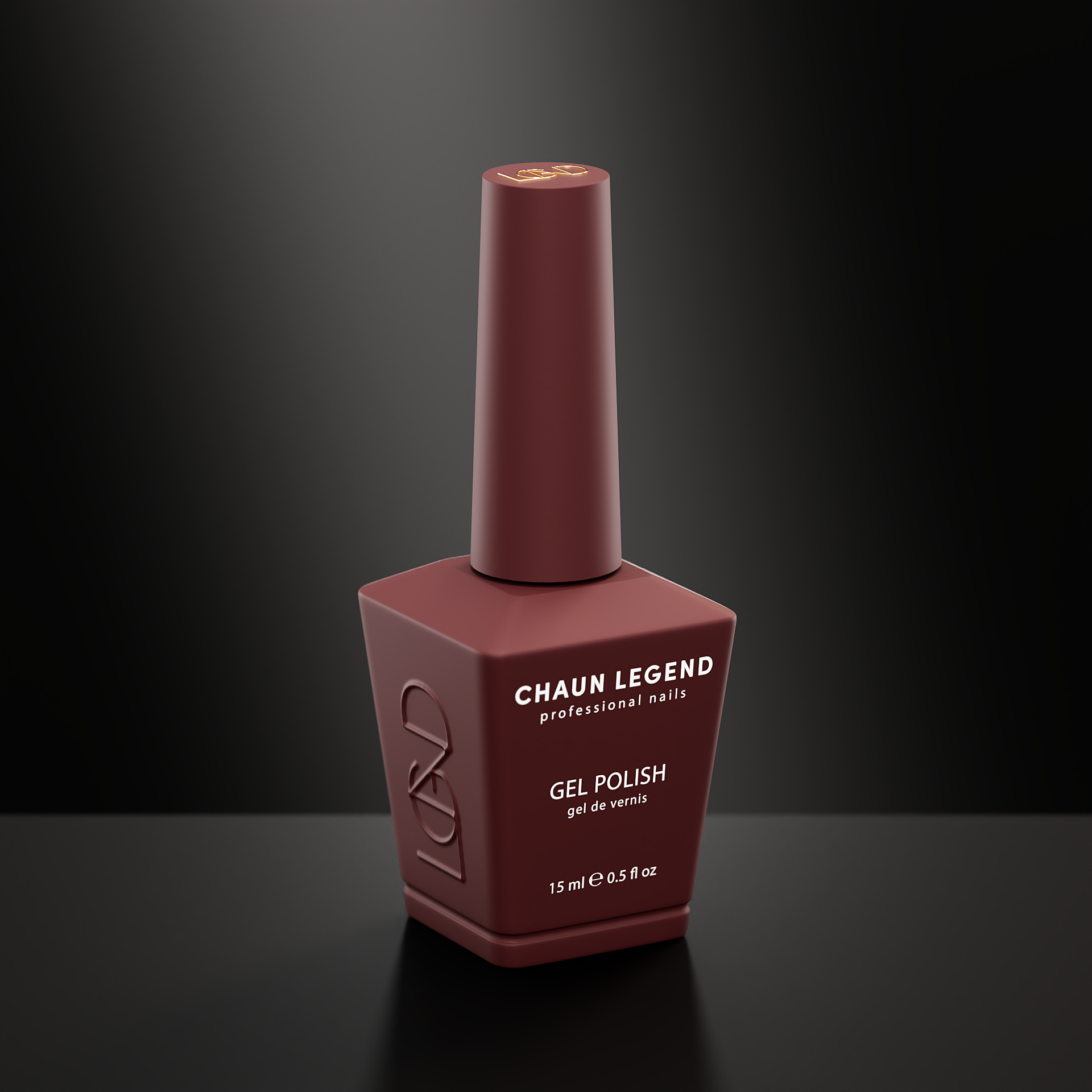 Chaun Legend Gel Polish Gothic Plum (LG-5075) — bottle