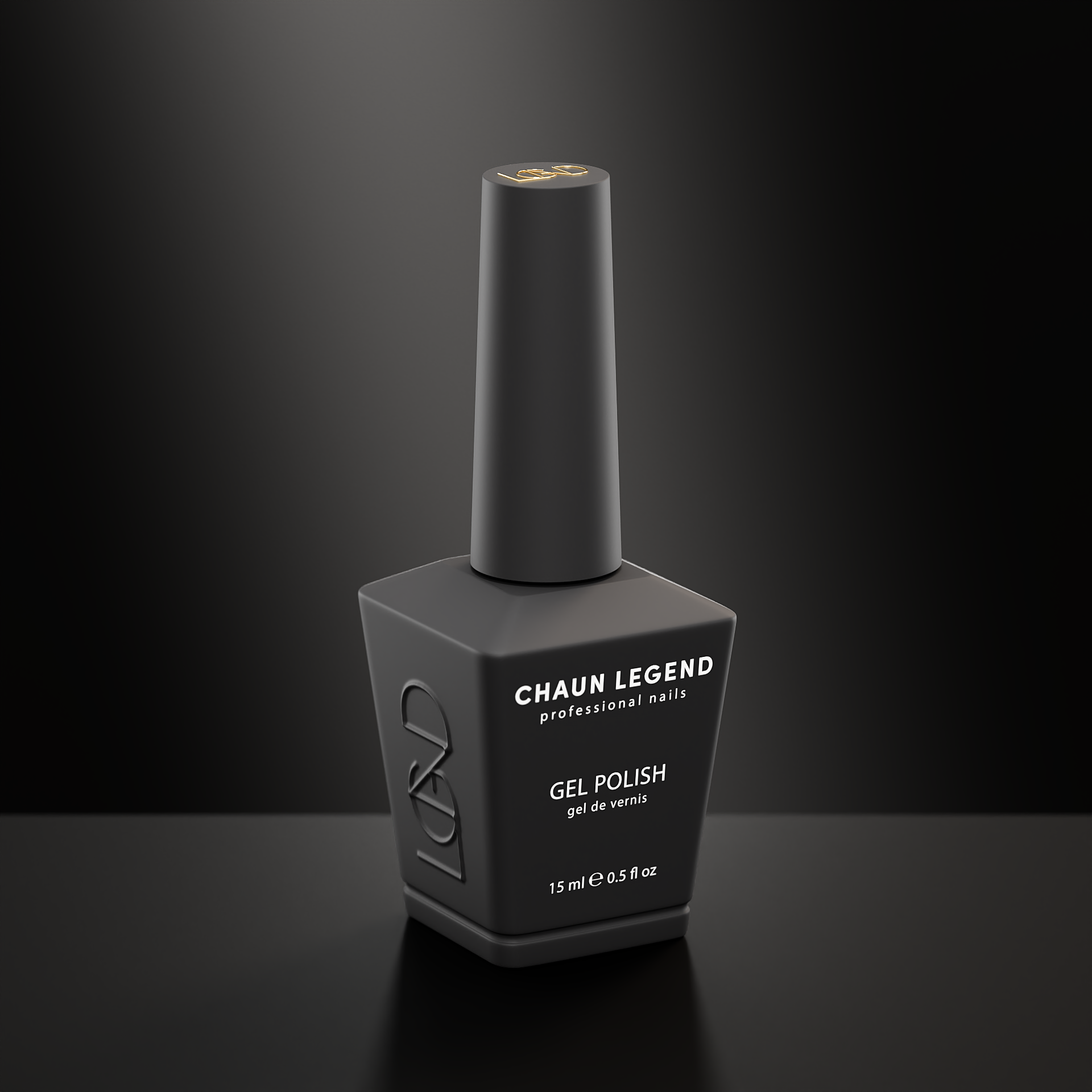 Chaun Legend Gel Polish Black Diamond (LG-5080) — bottle