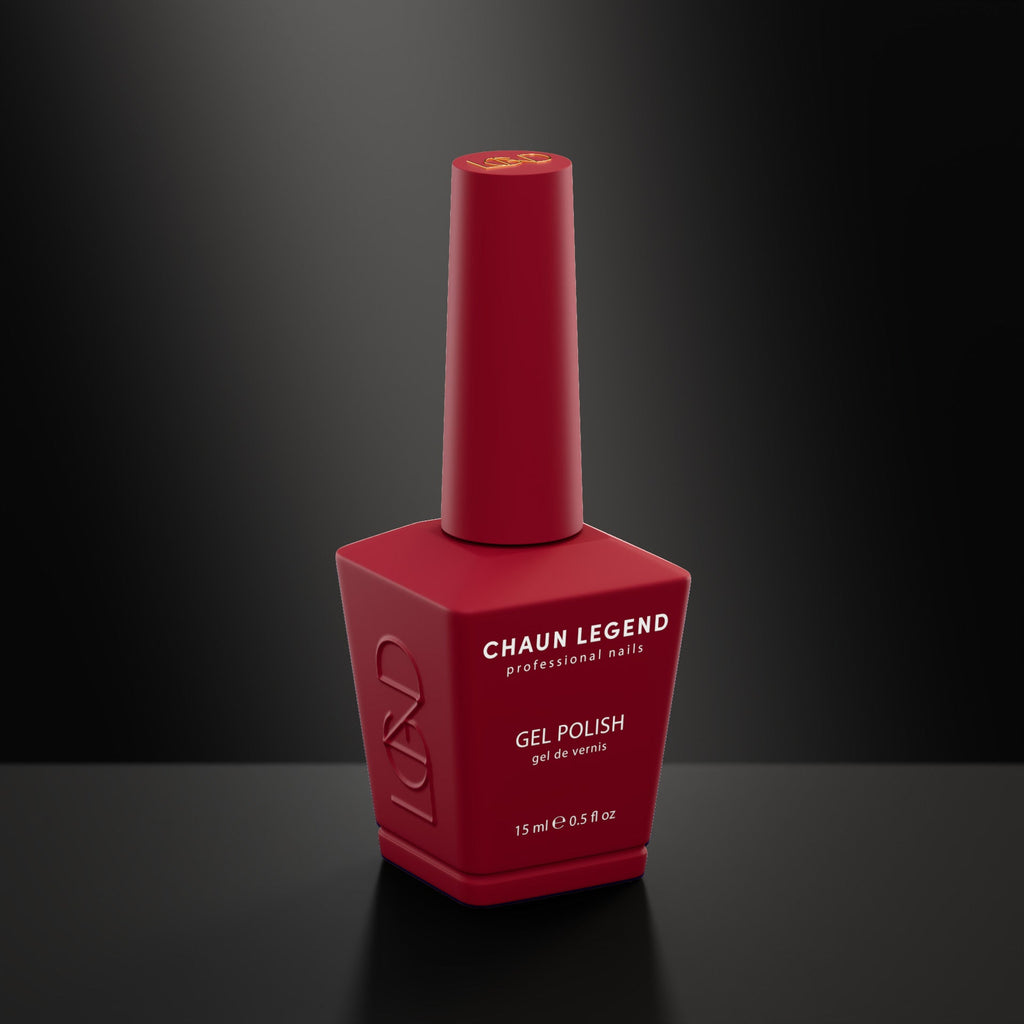 Chaun Legend Gel Polish Red Hot Ridley (LG-5211) — bottle