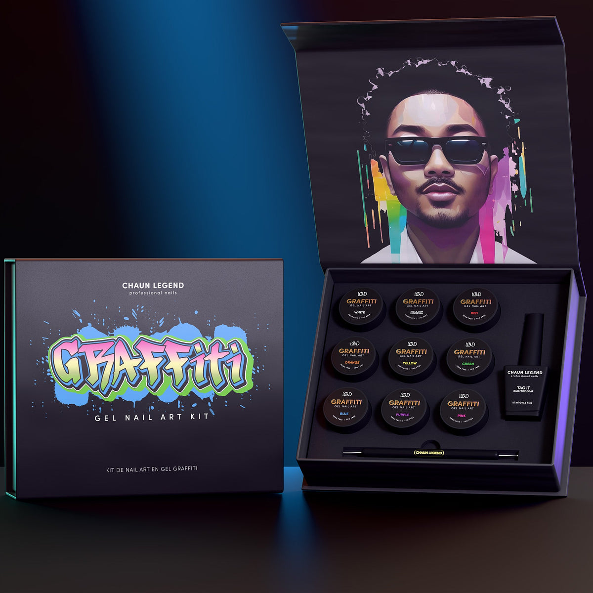 Chaun Legend Graffiti Gel Nail Art Kit