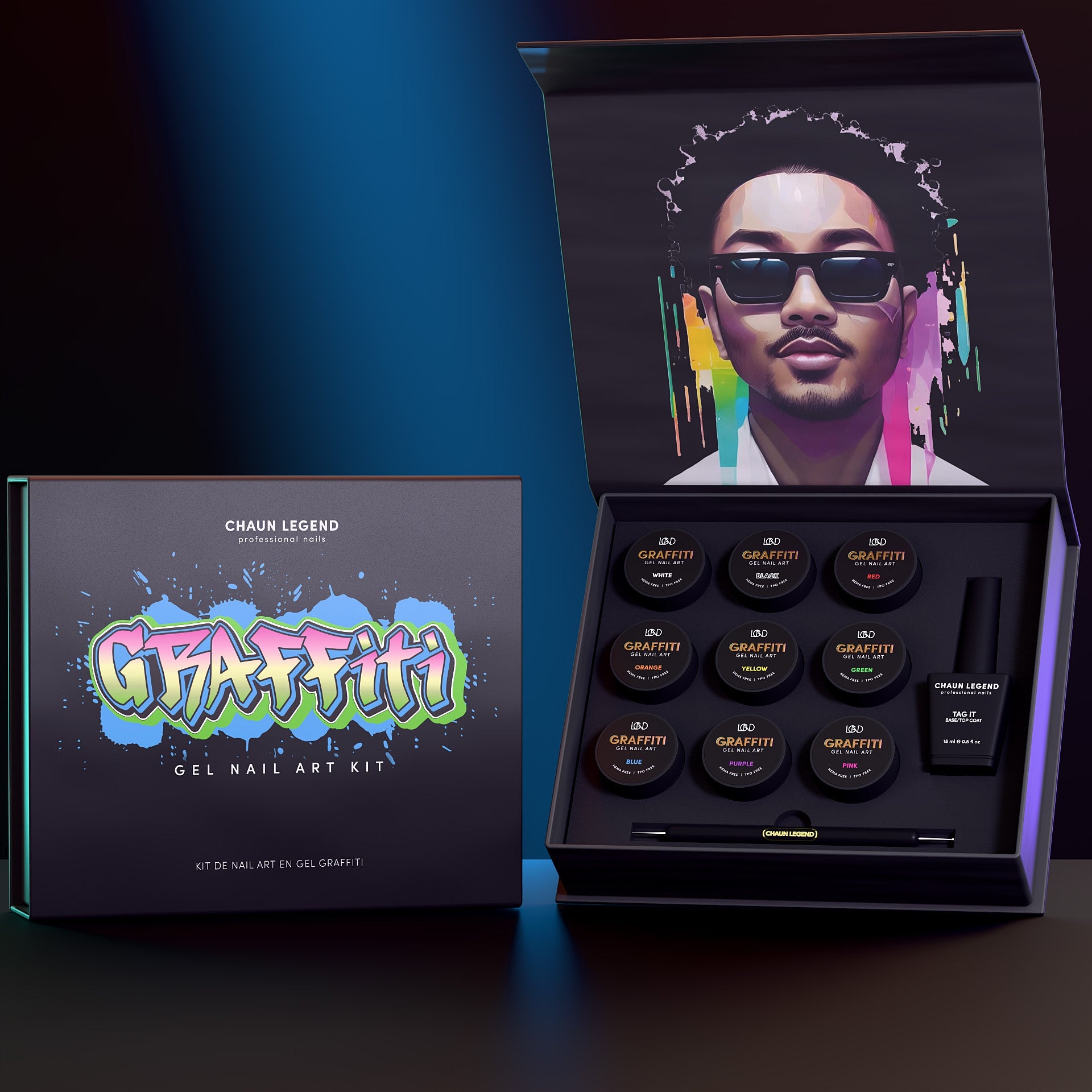 Chaun Legend Graffiti Gel Nail Art Kit