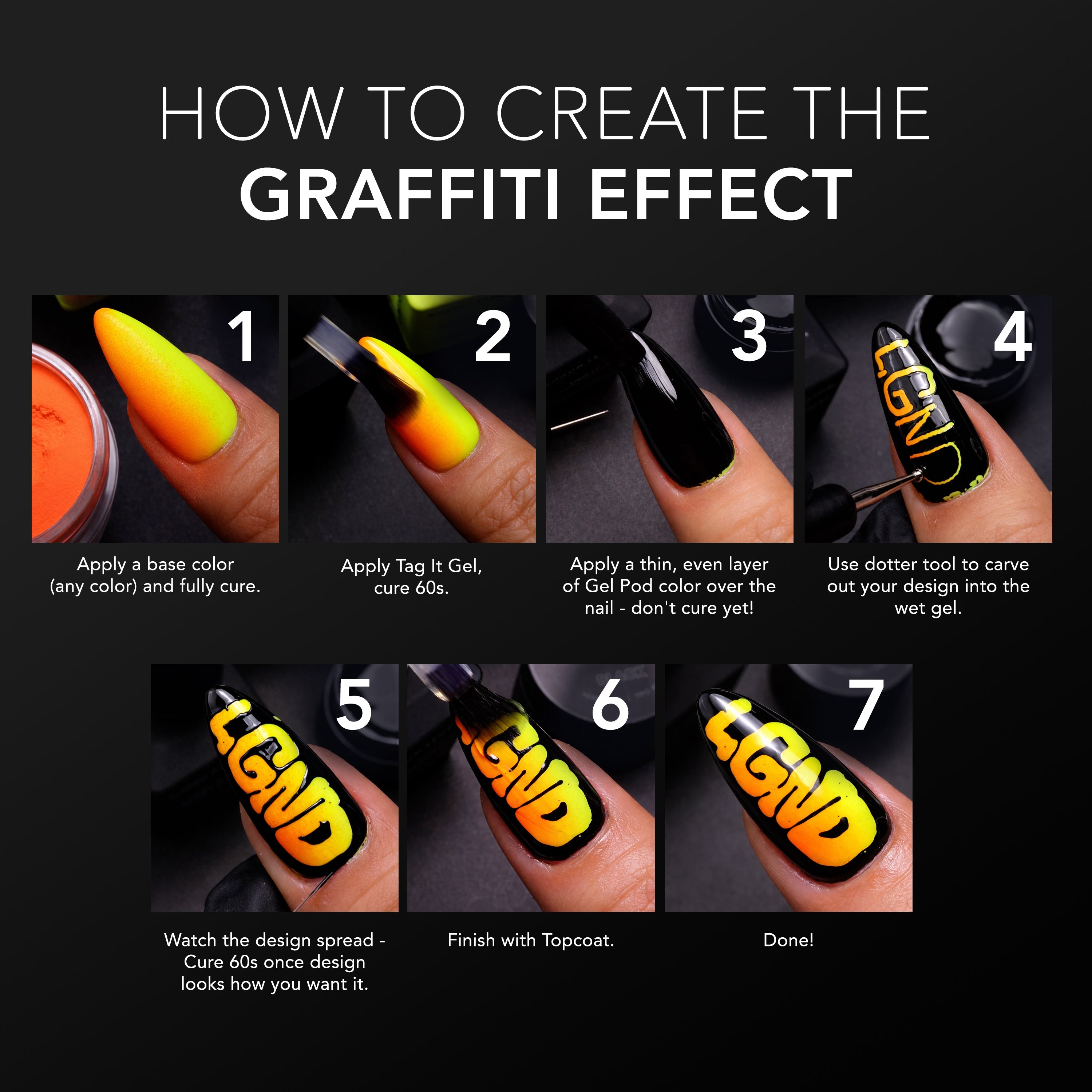 Chaun Legend Graffiti Gel Nail Art Kit