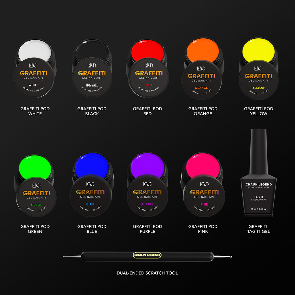 Chaun Legend Graffiti Gel Nail Art Kit