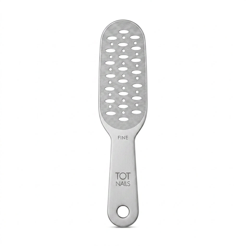 TOT NAILS Stainless Steel Dual-Sided Foot File