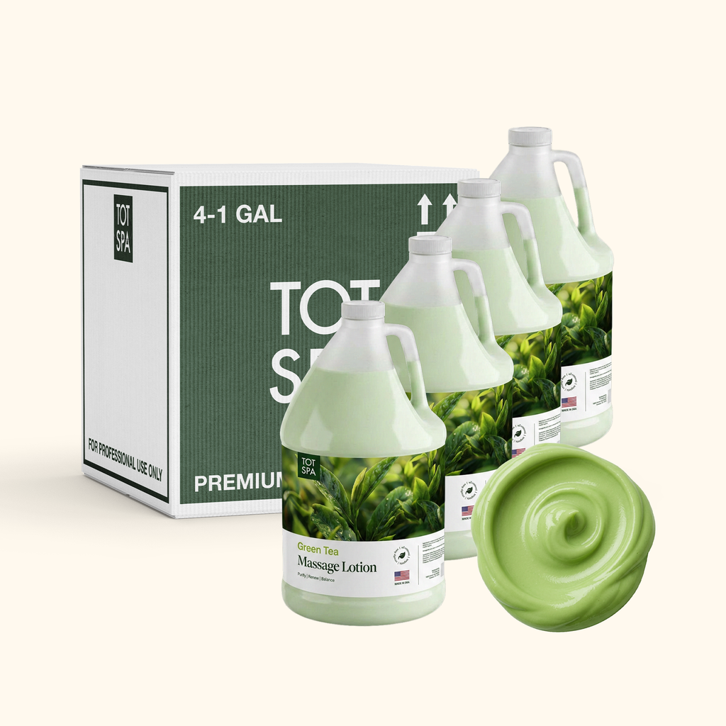 TOT Massage Lotion Green Tea 1 Gallon Case