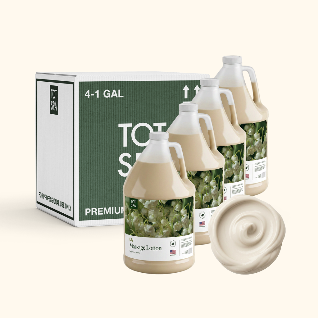 TOT Massage Lotion Lily of the Valley 1 Gallon Case