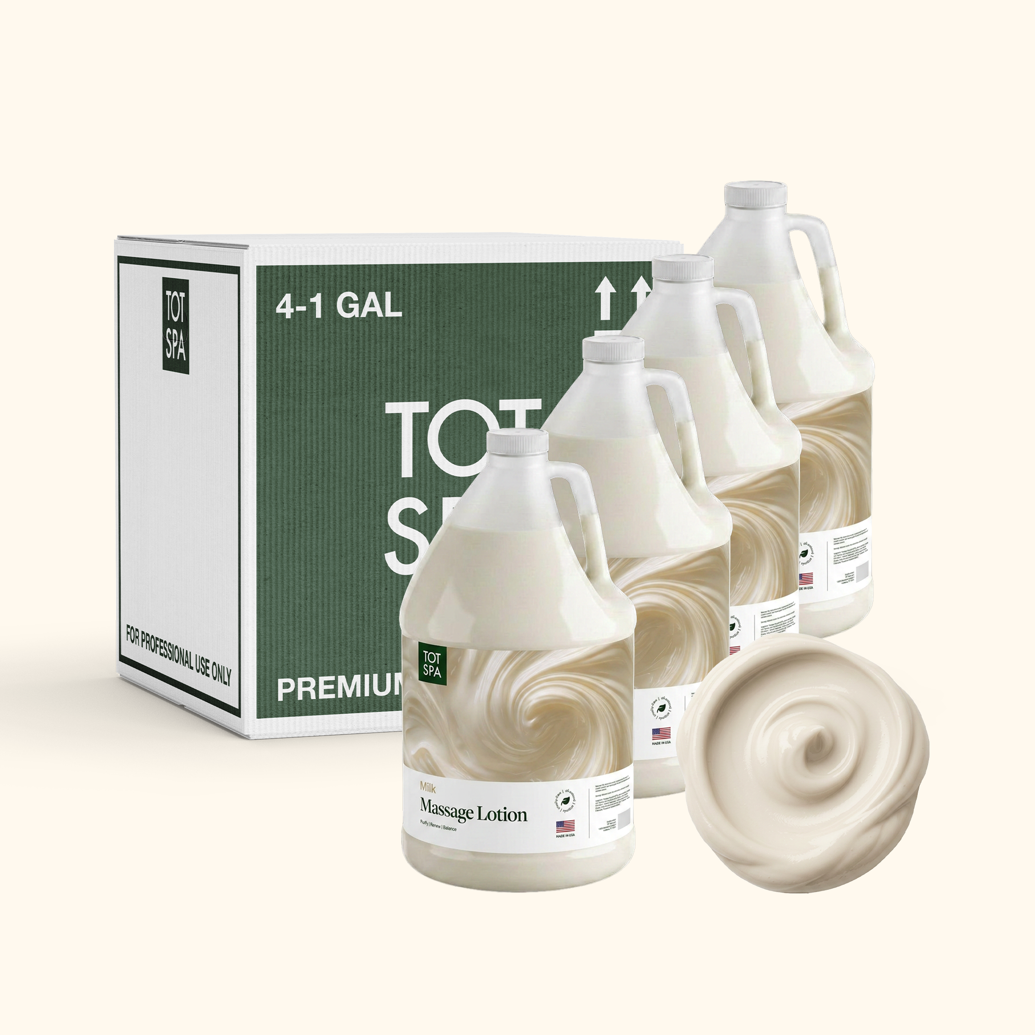 TOT Massage Lotion Milk 1 Gallon Case