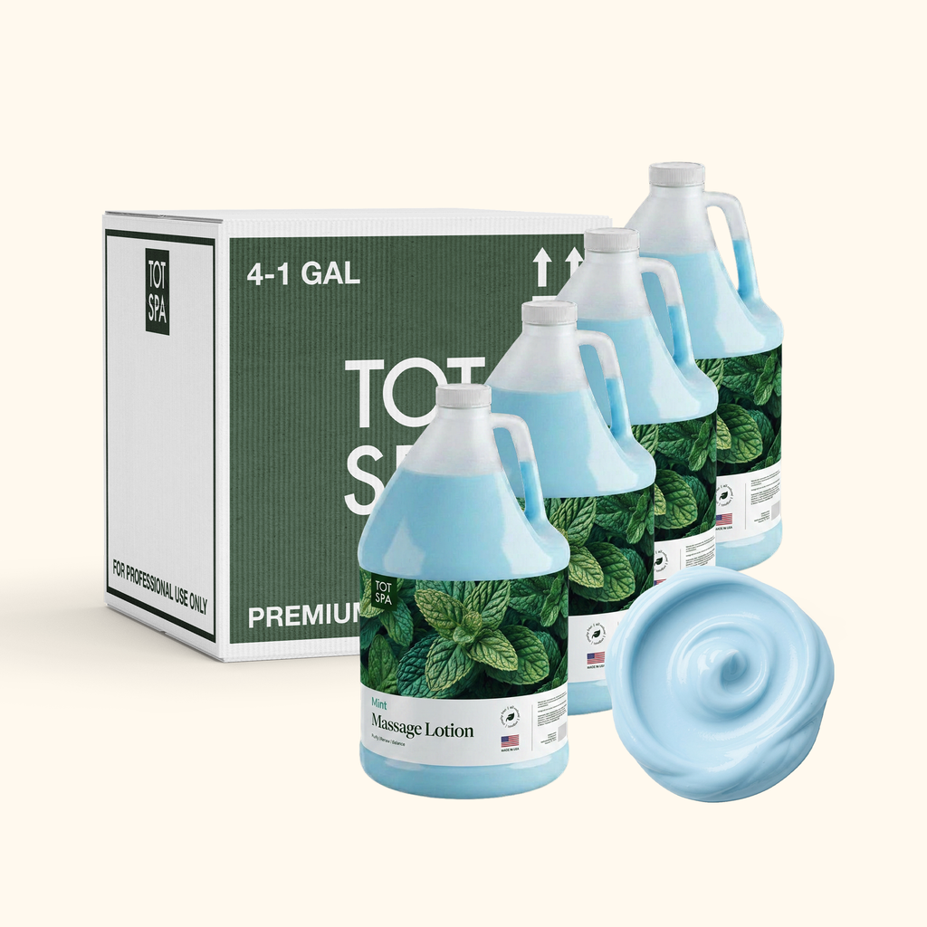 TOT Massage Lotion Mint 1 Gallon Case
