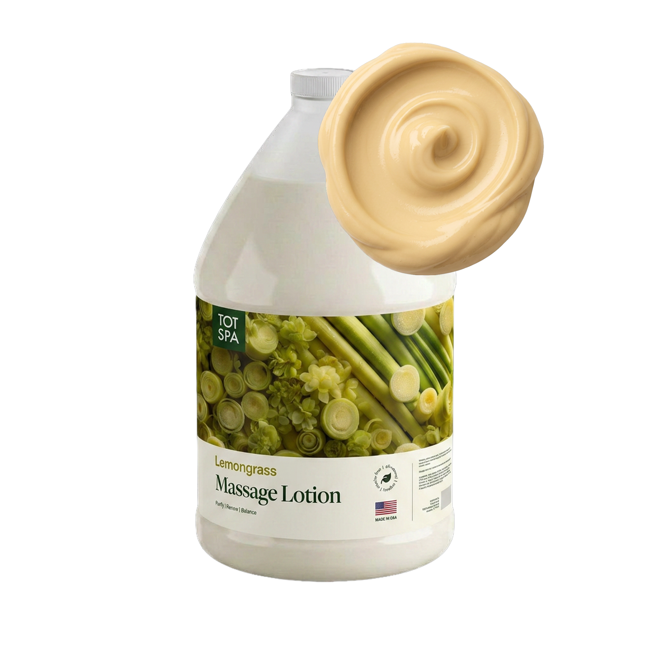 TOT Massage Lotion Lemongrass 1G Case