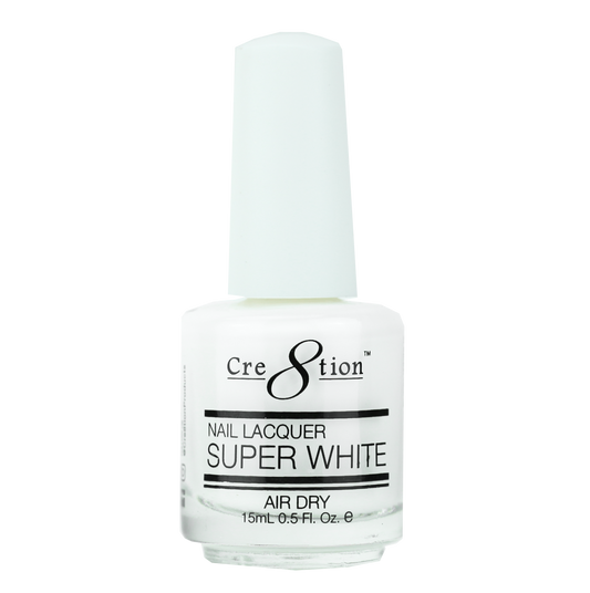 CRE8TION NAIL LACQUER SUPER WHITE