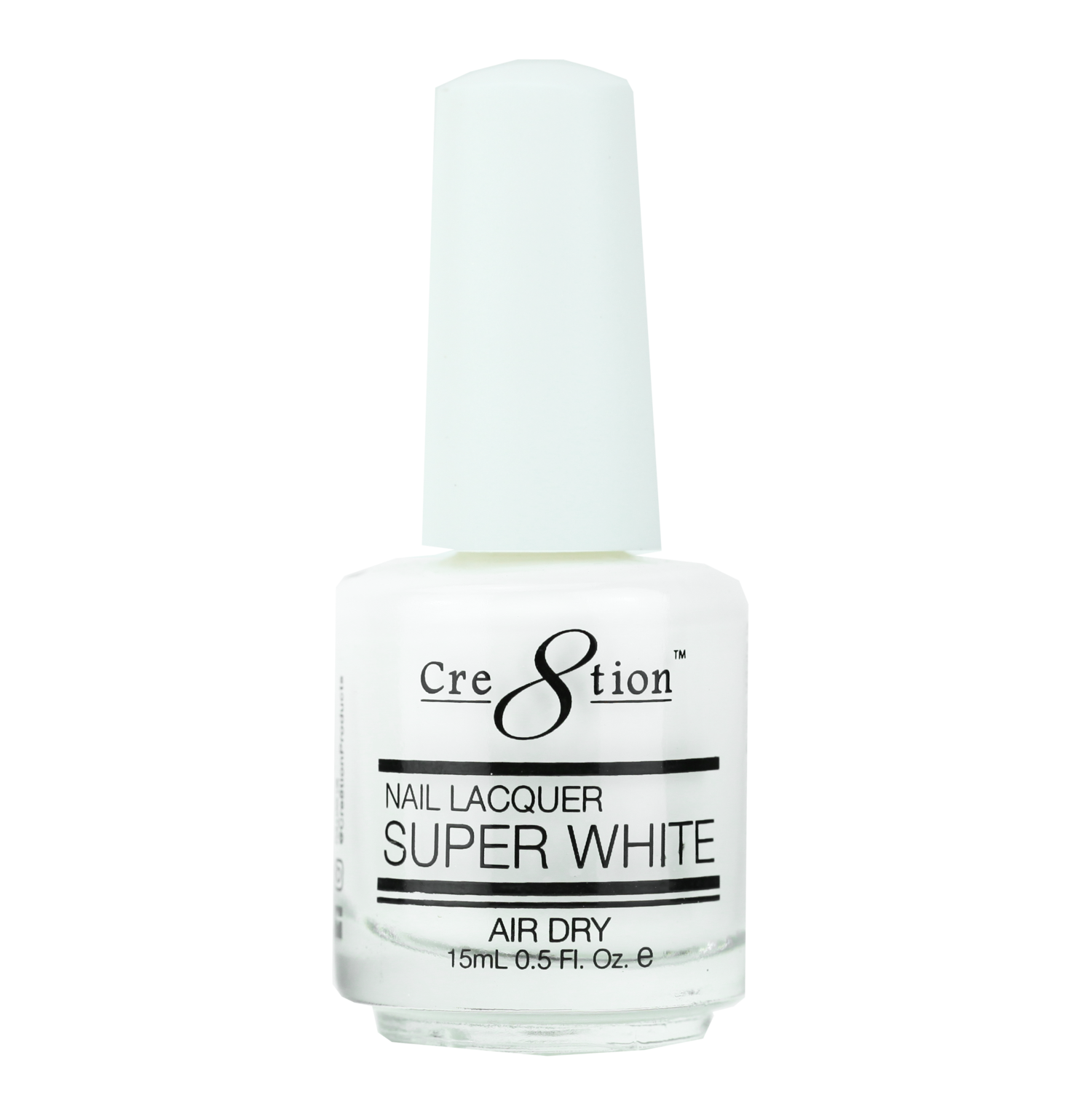 CRE8TION NAIL LACQUER SUPER WHITE