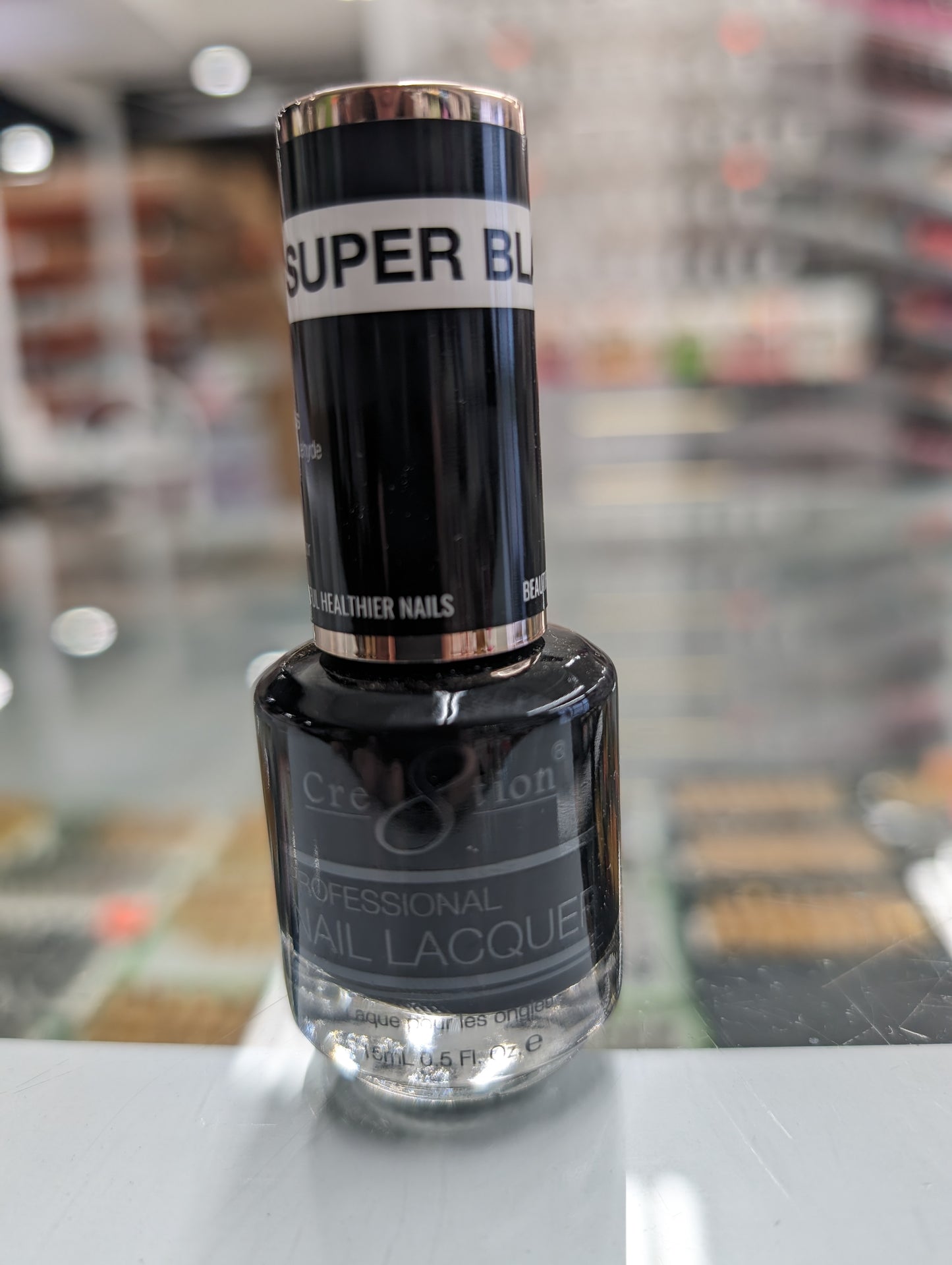 CRE8TION SUPER BLACK NAIL LACQUER