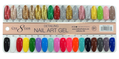 CRE8TION DETAILING NAIL ART GEL 0.33 OZ