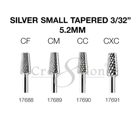 CRE8TION SILVER SMALL TAPERED 3/32"