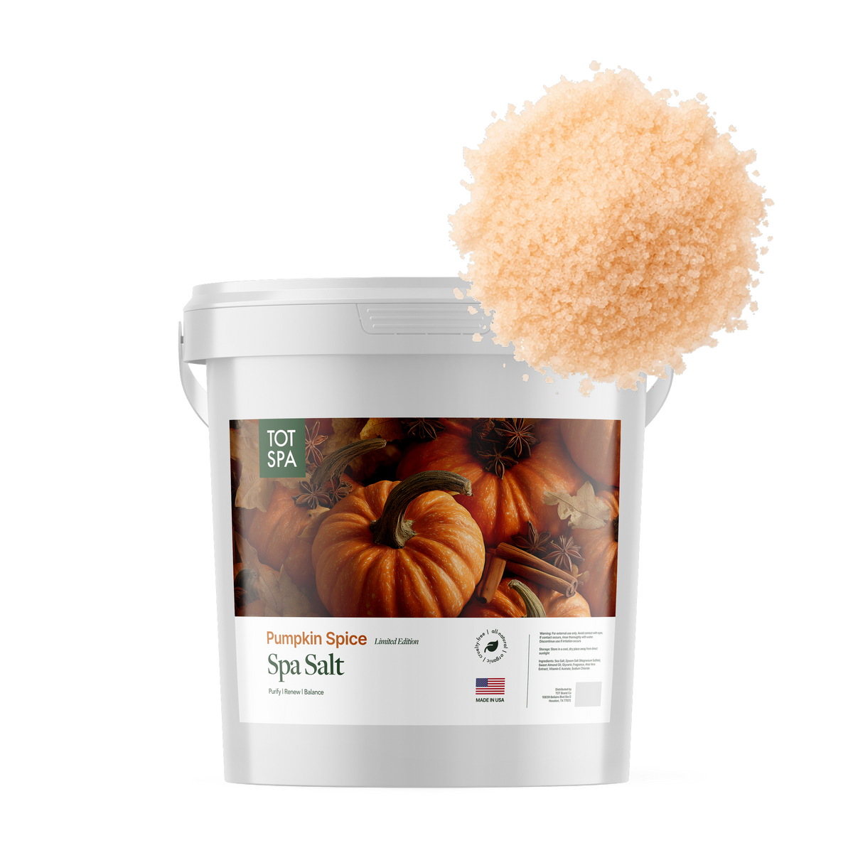 TOT Spa Salt Pumpkin Spice 5G