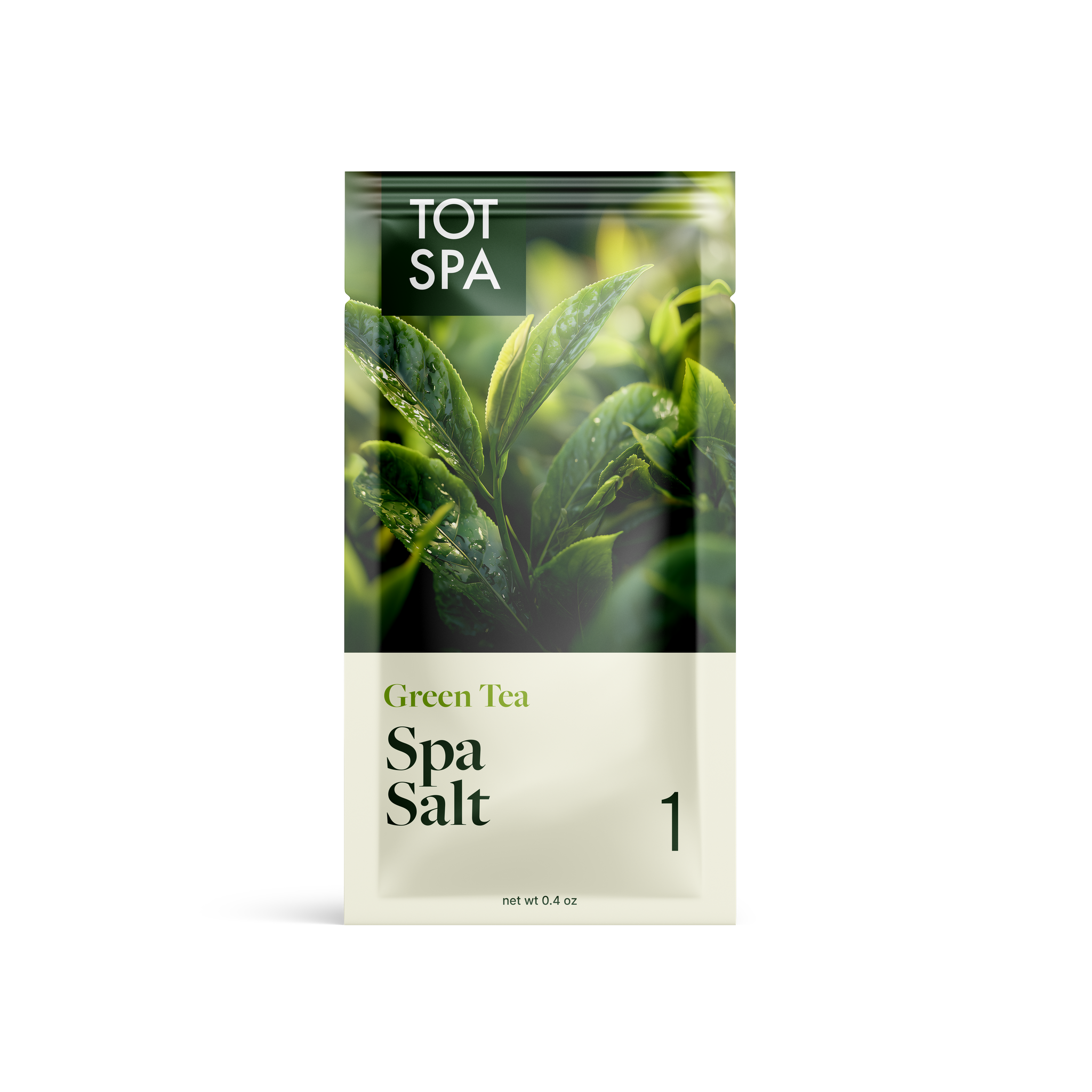 TOT Spa Salt Green Tea Pouch 300 PC
