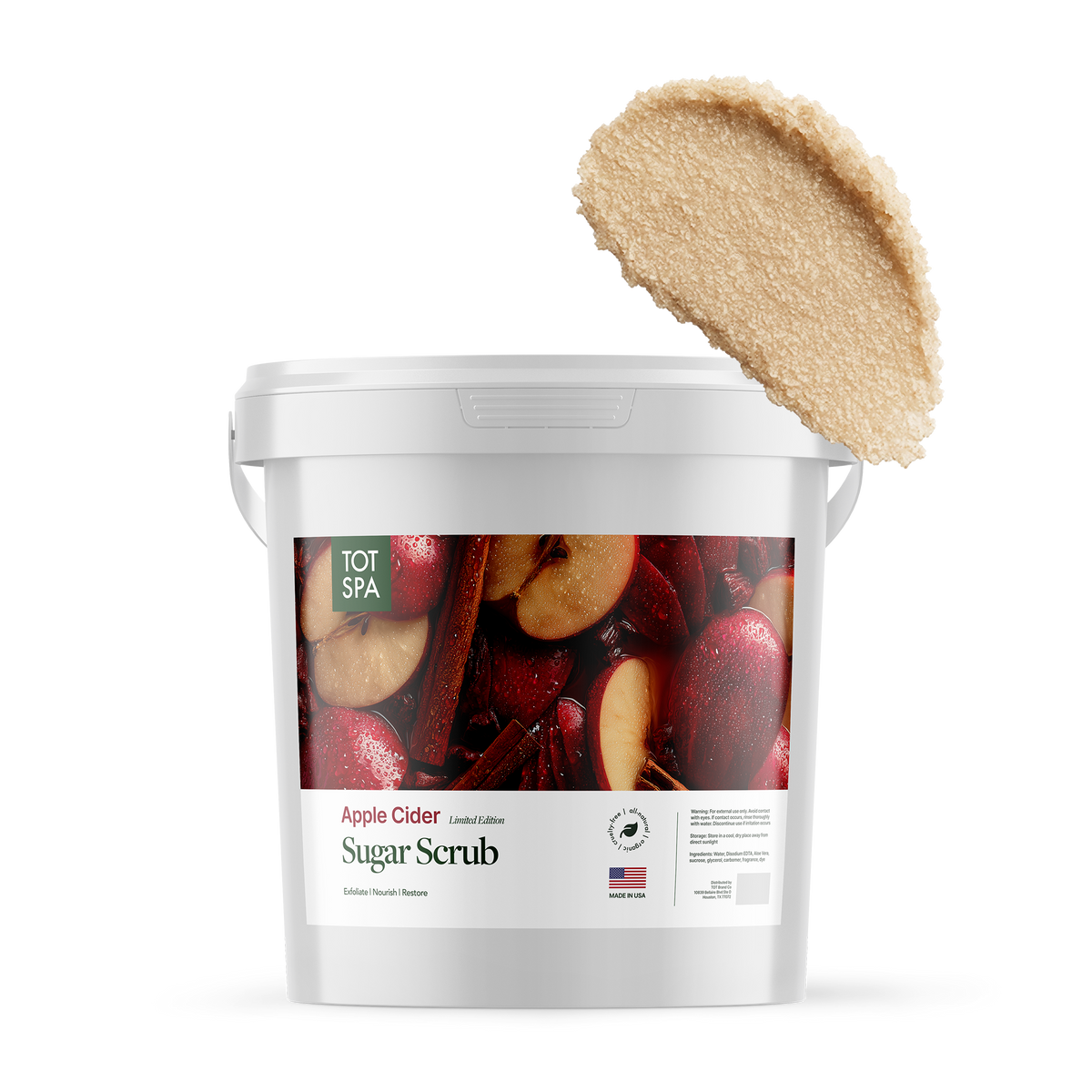 TOT Sugar Scrub Apple Cider 5G