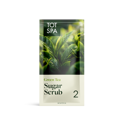 TOT Sugar Scrub Green Tea Pouch 300 PC
