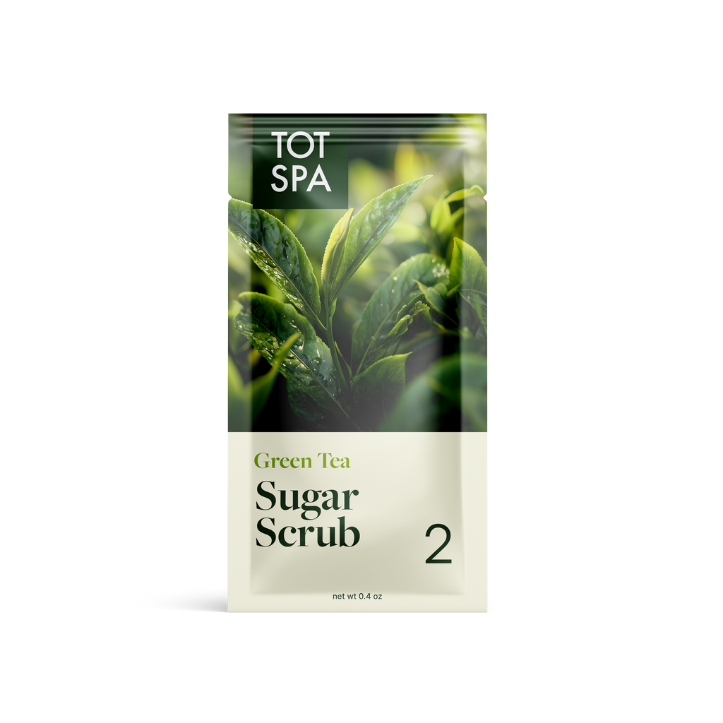 TOT Sugar Scrub Green Tea Pouch 300 PC