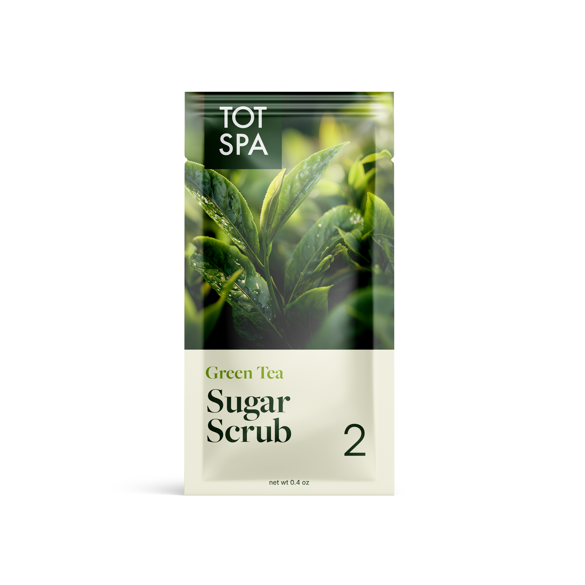 TOT Sugar Scrub Green Tea Pouch 300 PC