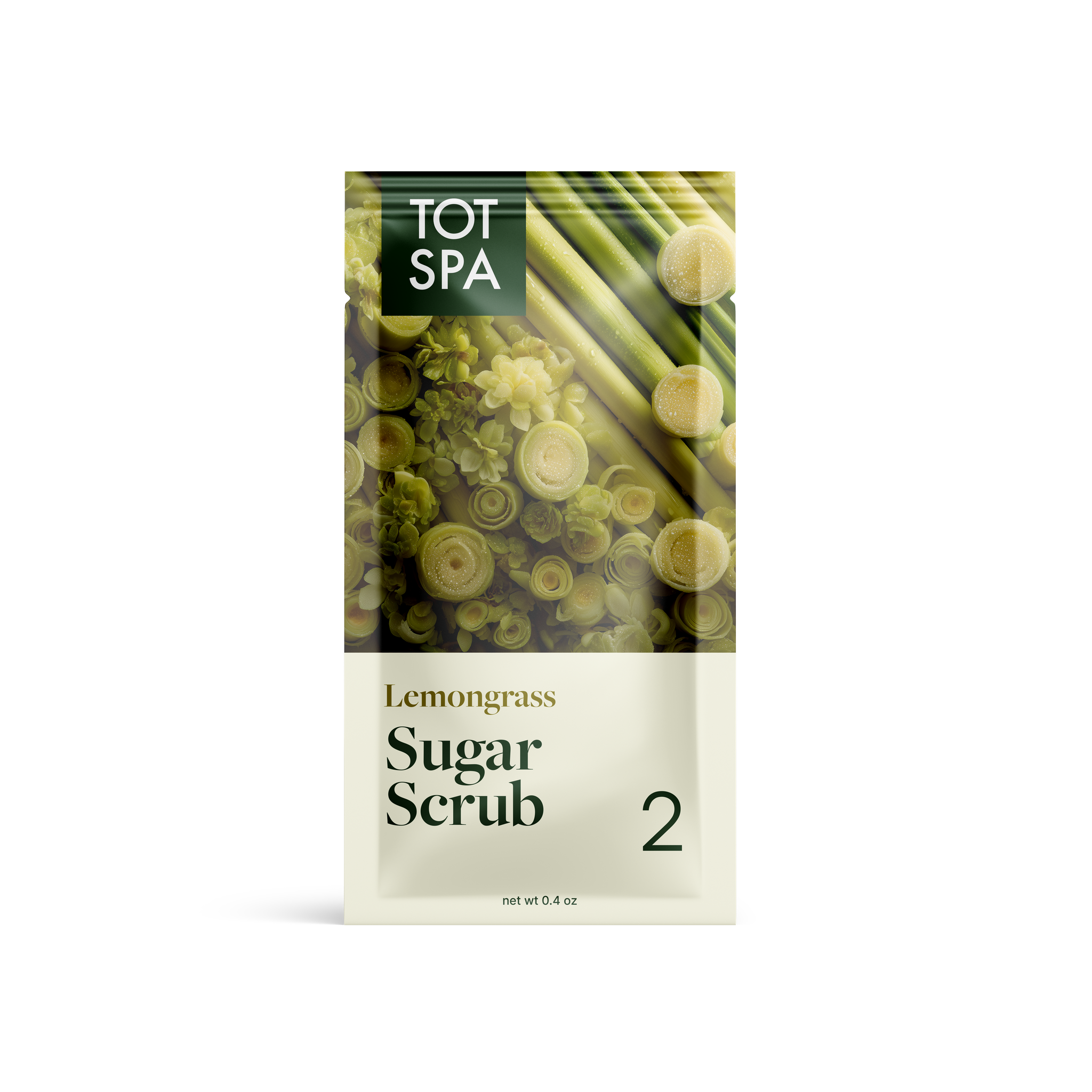 TOT Sugar Scrub Lemongrass Pouch 300 PC