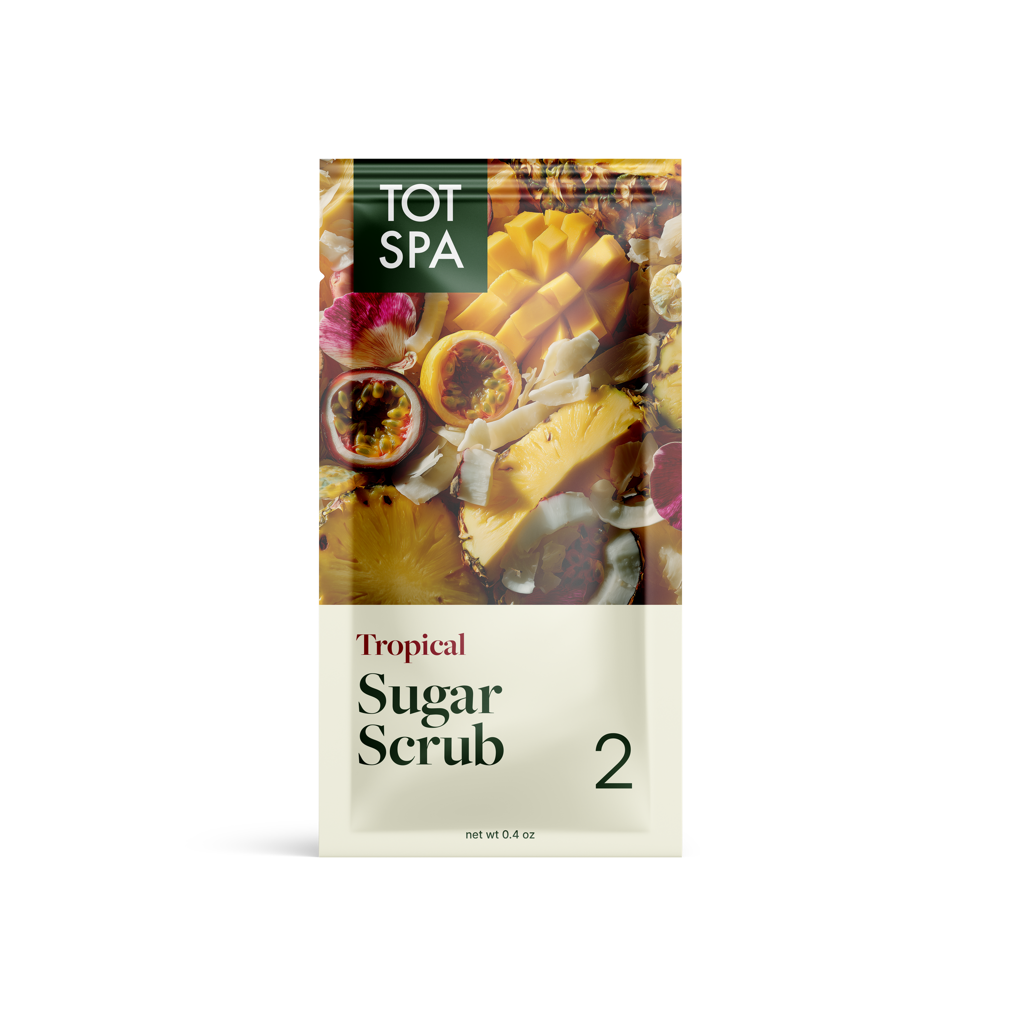 TOT Sugar Scrub Tropical Pouch 300 PC
