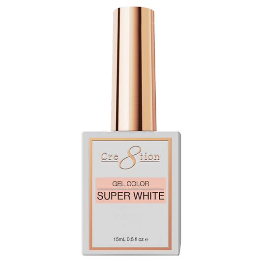 CRE8TION SOAK OFF GEL SUPER WHITE