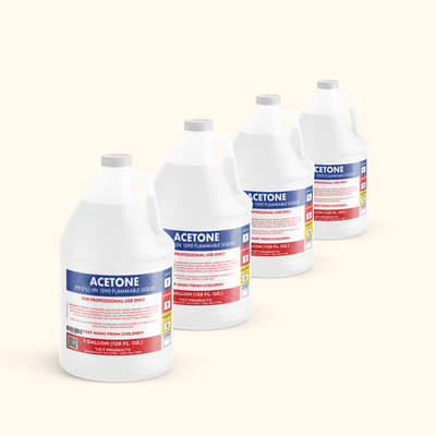 TOT Acetone 99.5% Case (4 x 1 Gallon)