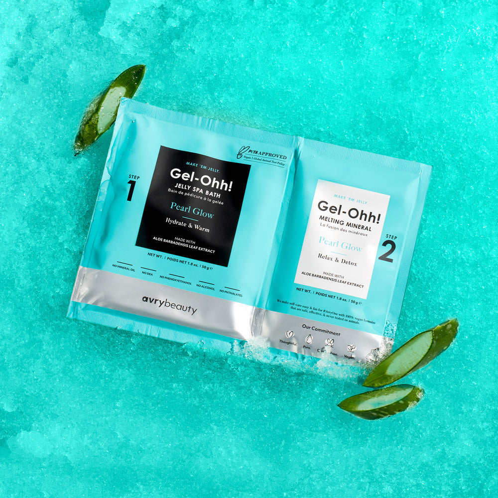Avry Beauty Jelly Spa Kit Pearl Glow 1 Box (30 Kits)