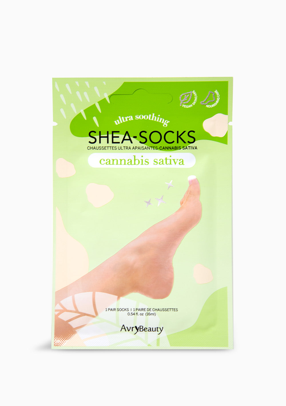 AvryBeauty Shea-Socks Cannabis Sativa case of 300 packs