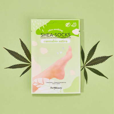 Avry Beauty Shea-Socks Cannabis Sativa single pack