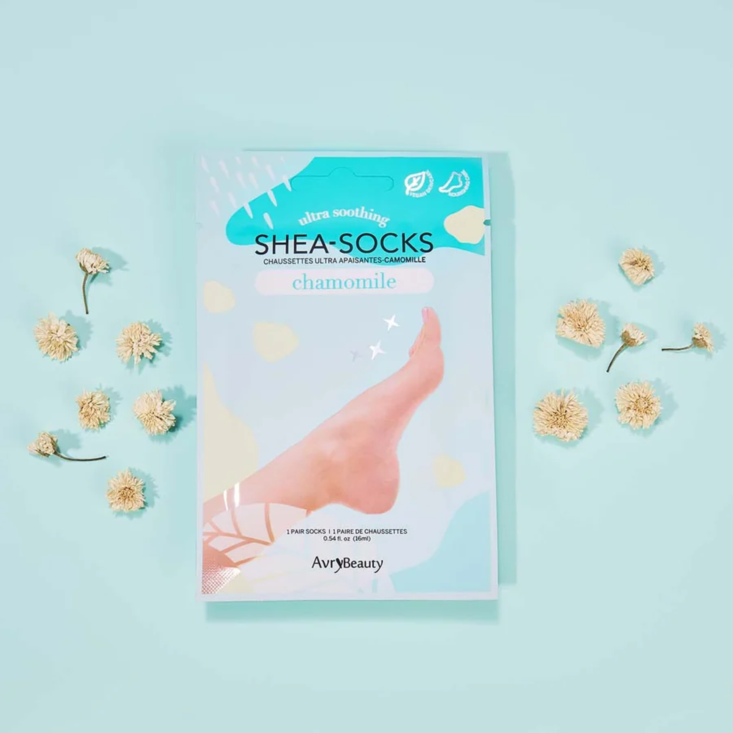 Avry Beauty Shea-Socks Chamomile single pack