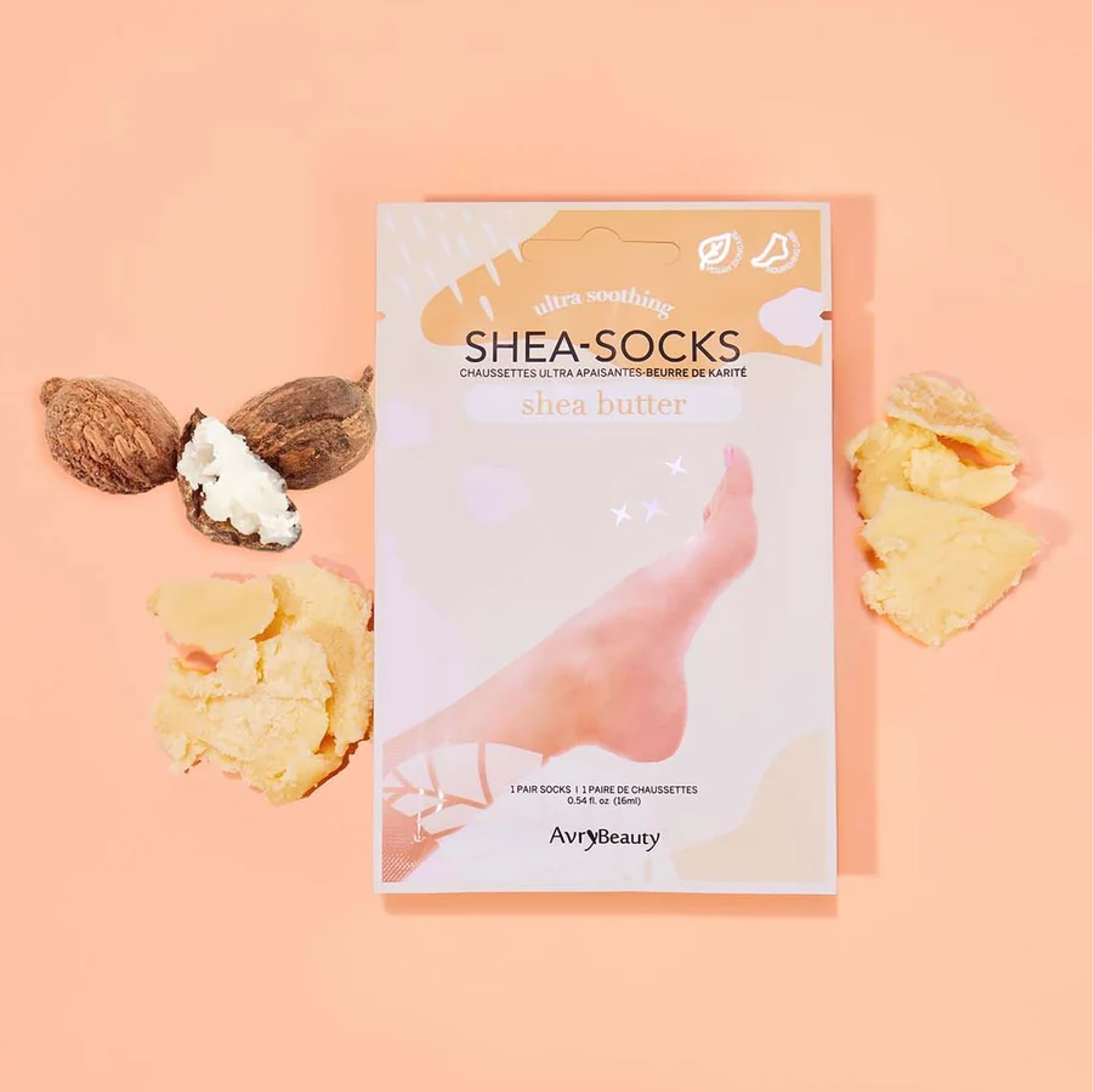 Avry Beauty Shea-Socks Shea Butter single pack