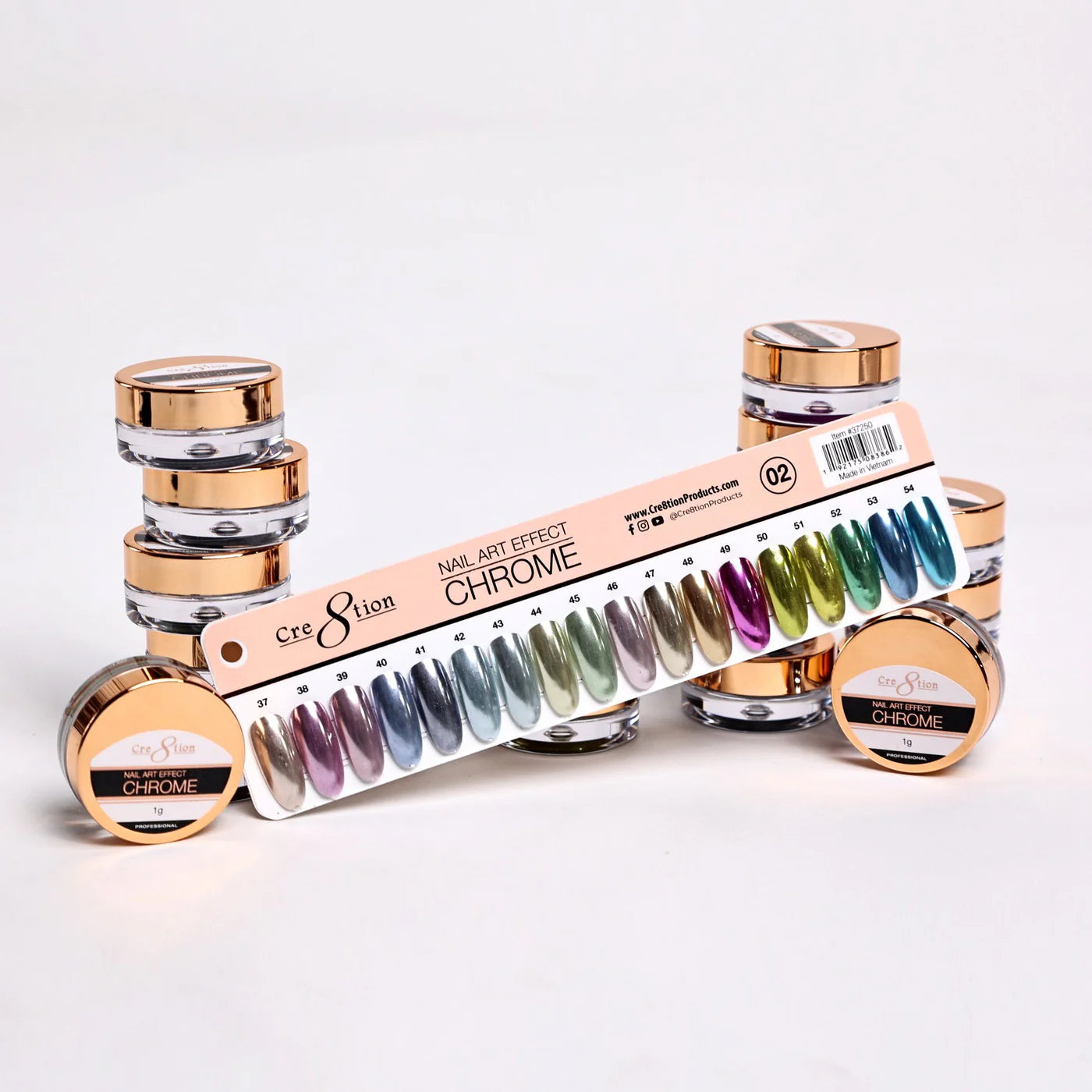 CRE8TION Chrome Nail Art Effect