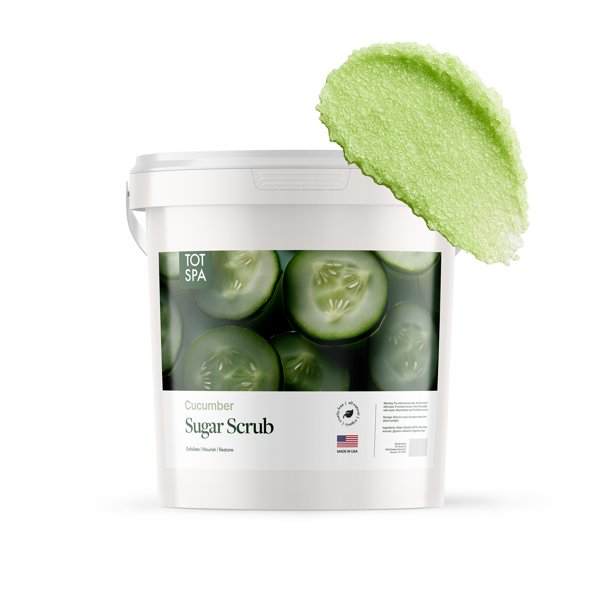 TOT Sugar Scrub Cucumber 5G