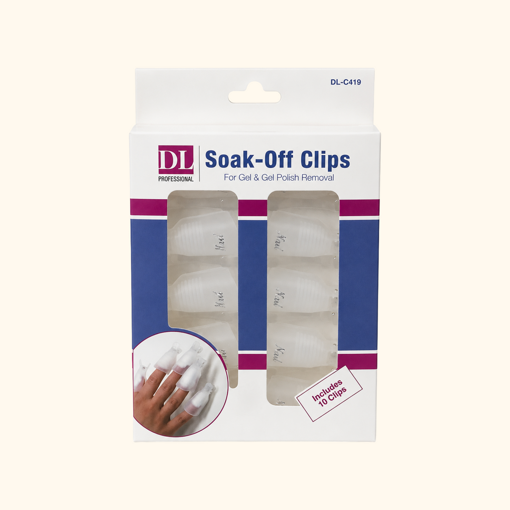 DL SOAK-OFF CLIPS FOR GEL & GEL POLISH REMOVAL (10 CLIPS)