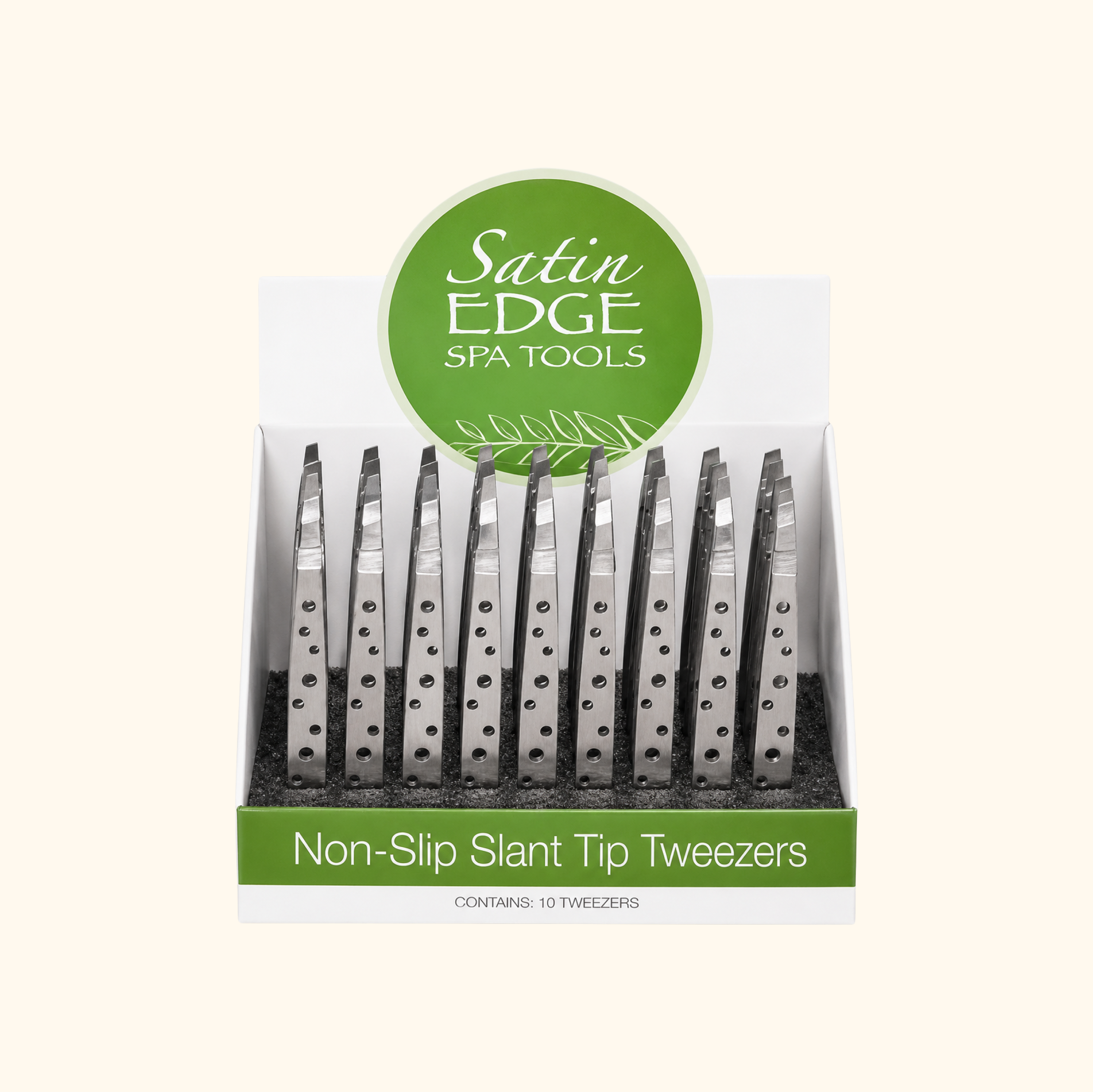 NON-SLIP SLANT TIP TWEEZER