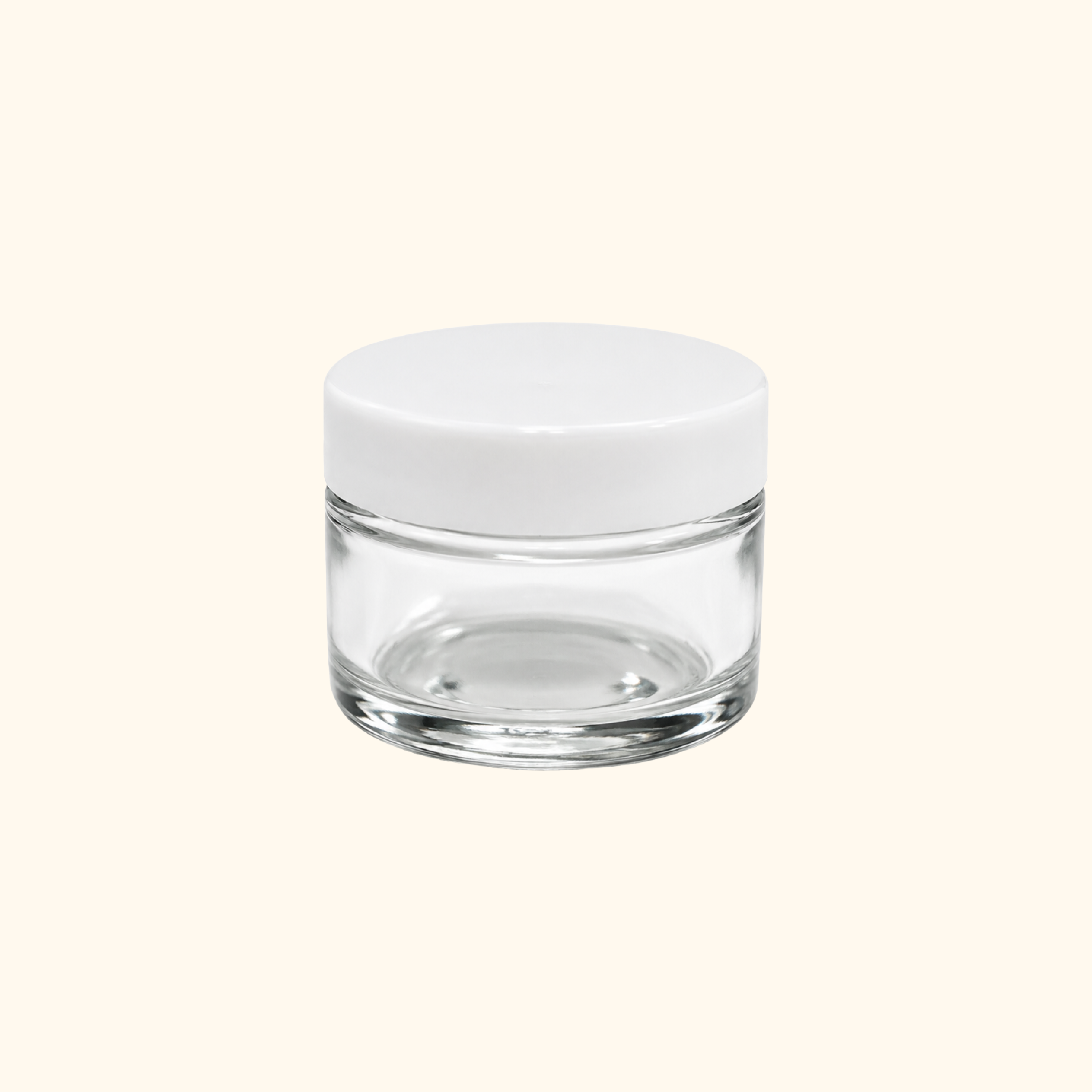 EMPTY GLASS JAR 1.OZ