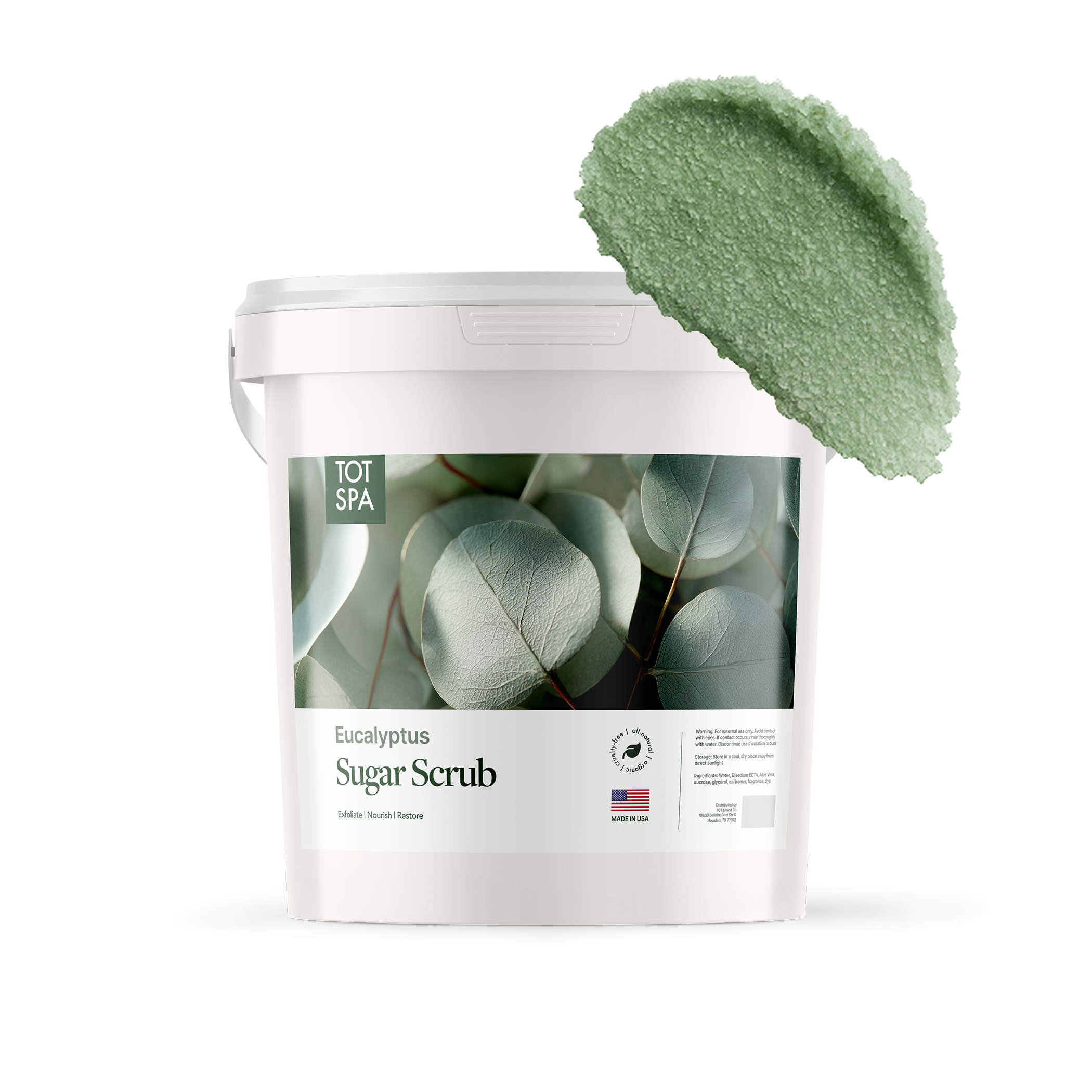TOT Sugar Scrub Eucalyptus 5G