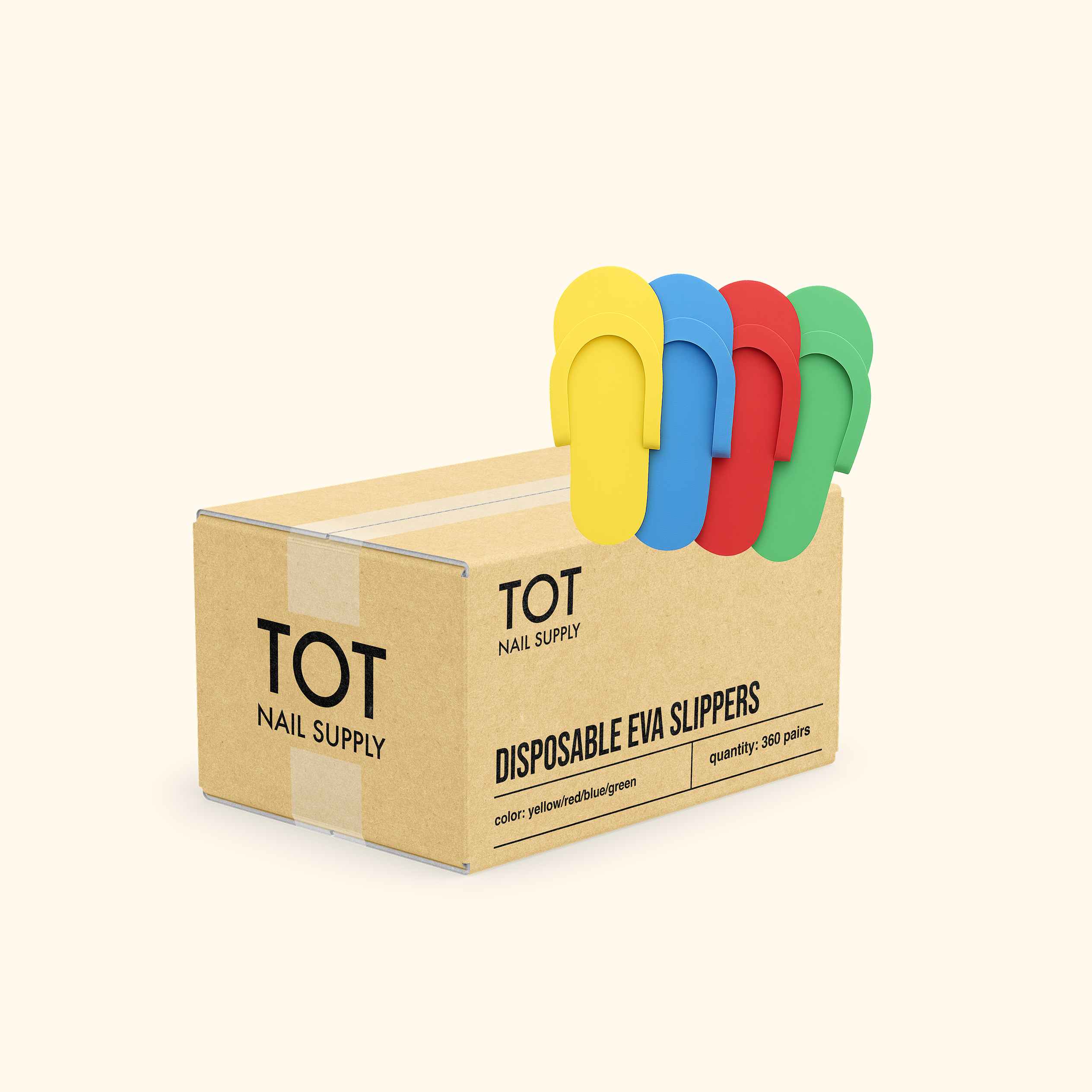 DISPOSABLE EVA SLIPPERS (360 PAIRS)