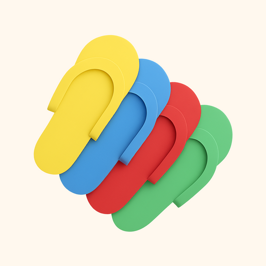 DISPOSABLE EVA SLIPPERS (24 PAIRS)